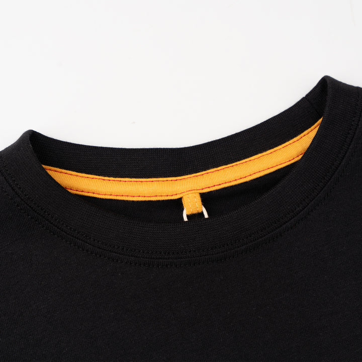 Poney Black Branding Logo Short Sleeve Tee
