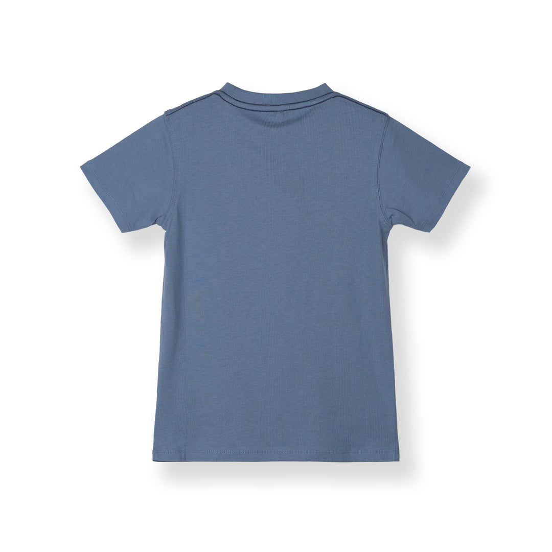 Poney Boys Graphic Blue Logo Short Sleeve Tee