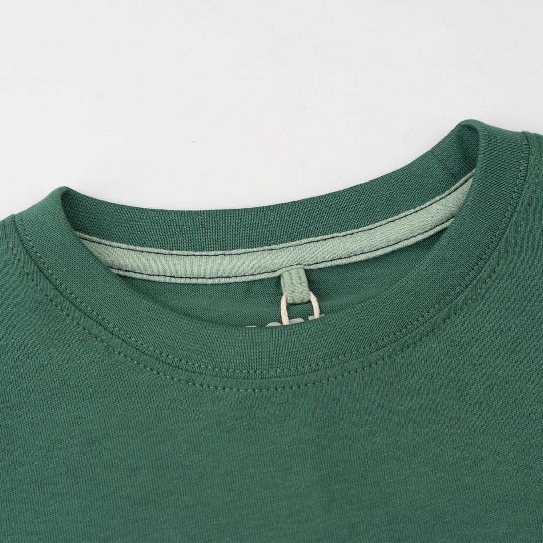 Poney Boys Graphic Green Short Sleeve Tee