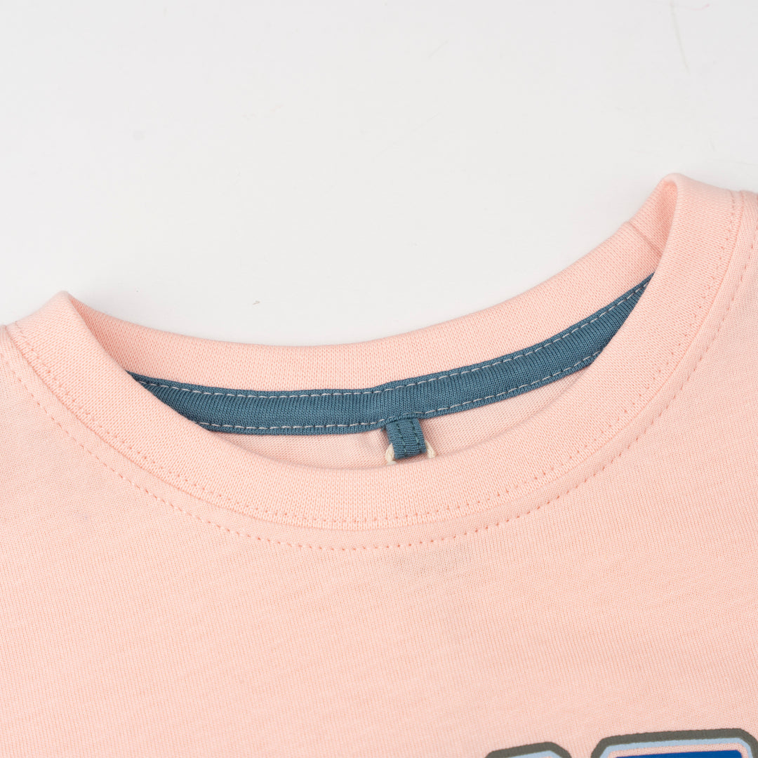 Poney Boys Graphic Pink Short Sleeve Tee