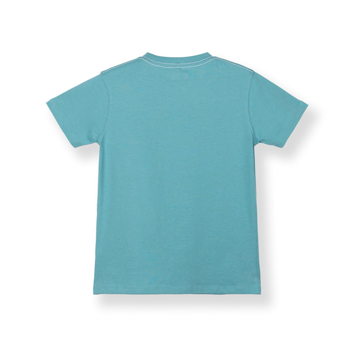 Poney Boys Turquoise Logo Short Sleeve Tee