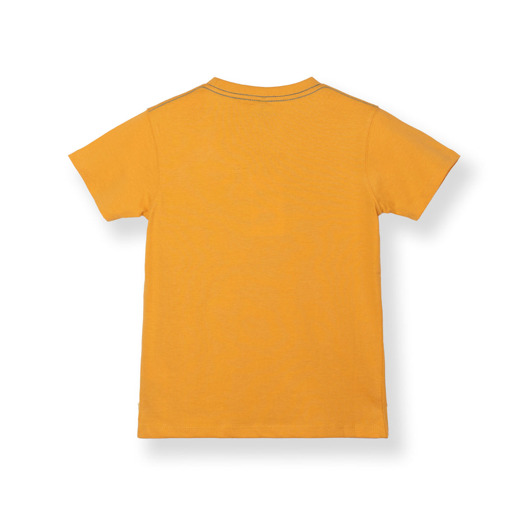 Poney Boys Mustard Logo Short Sleeve Tee