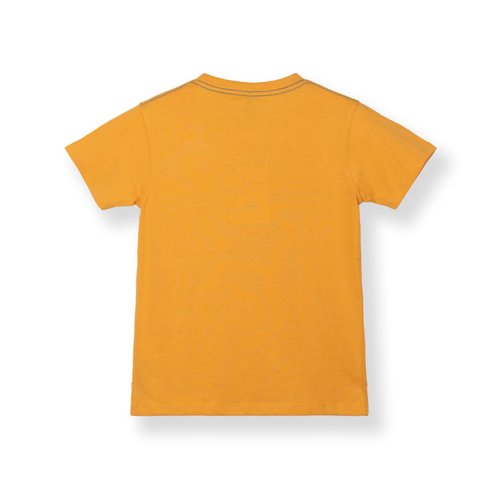 Poney Boys Mustard Logo Short Sleeve Tee