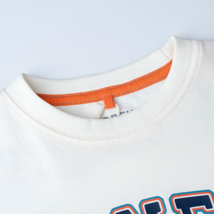 Poney Cream Branding Logo Short Sleeve Tee
