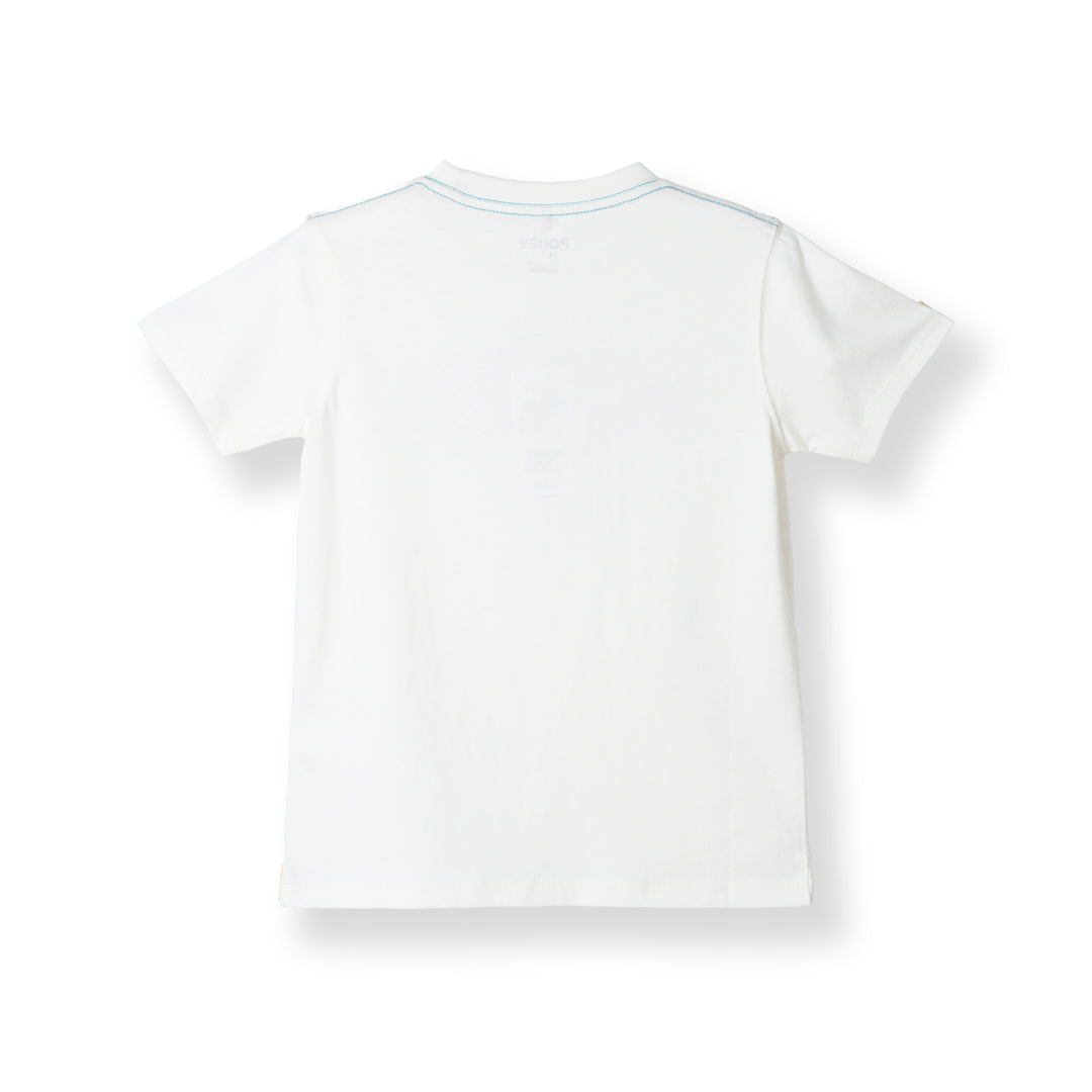 Poney Cream Branding Logo Short Sleeve Tee