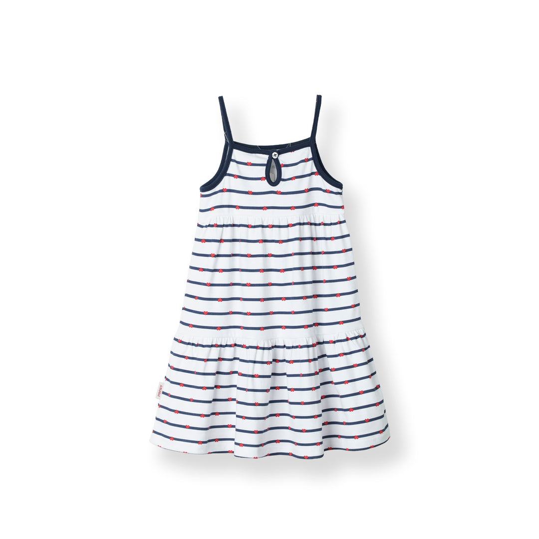 Little Sailor Heart Sleeveless Dress
