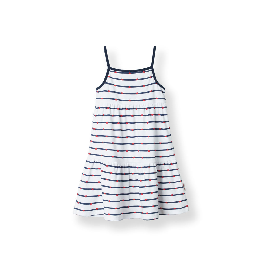 Little Sailor Heart Sleeveless Dress