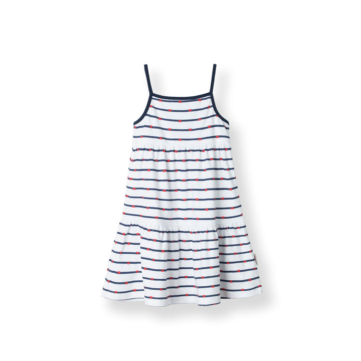Little Sailor Heart Sleeveless Dress