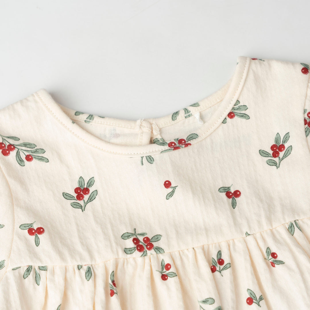 Cherry Joy Short Sleeve Dress