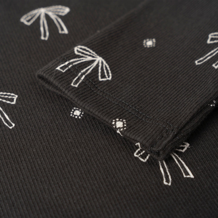 Starry Bow Long Sleeve Dress