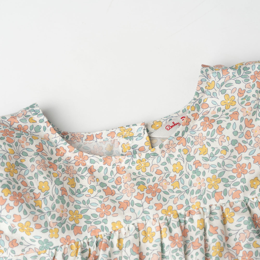 Petite Blossom Short Sleeve Blouse (2250715WB)
