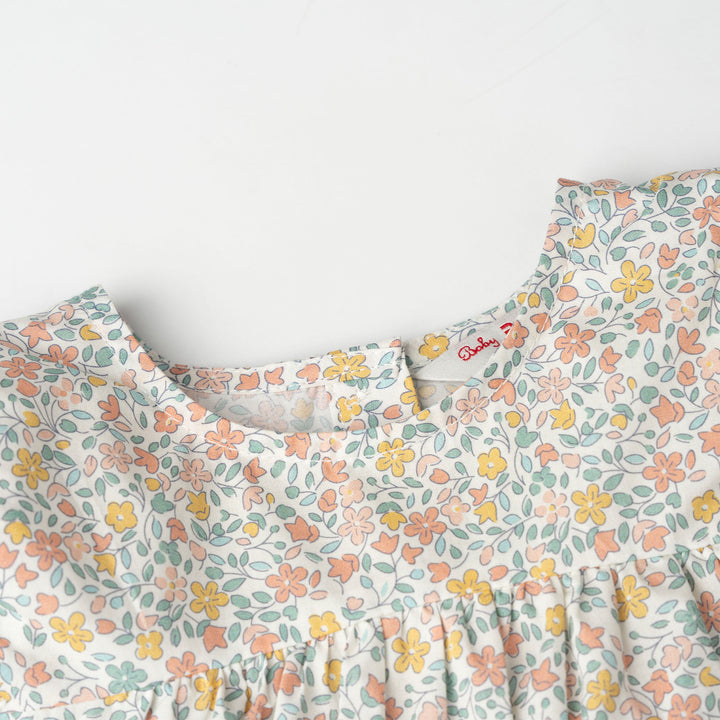Petite Blossom Short Sleeve Blouse (2250715WB)