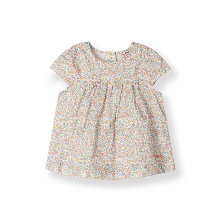 Petite Blossom Short Sleeve Blouse (2250715WB)
