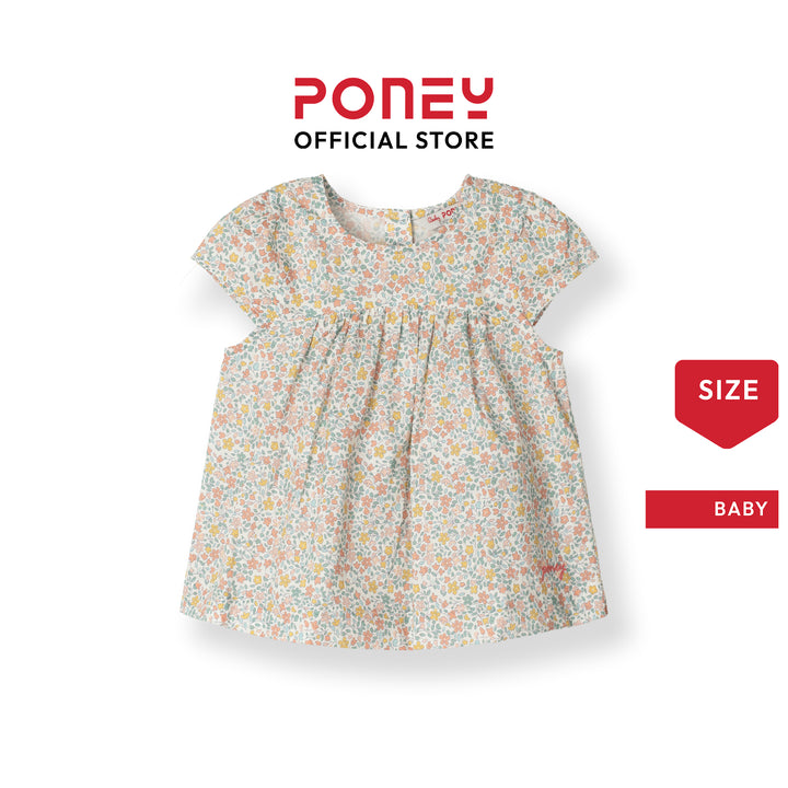 Petite Blossom Short Sleeve Blouse (2250715WB)