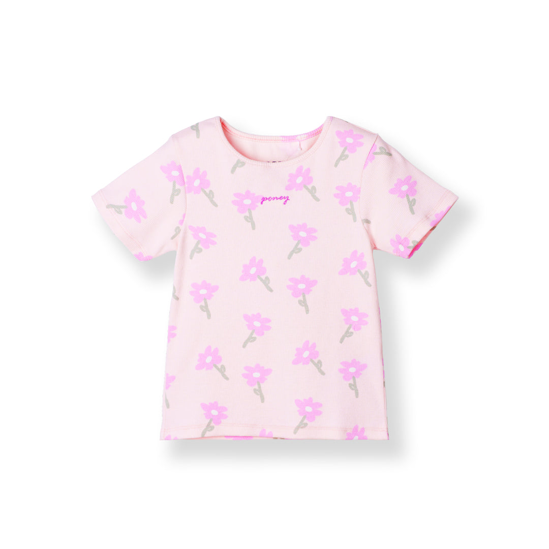 Poney Floral Breeze Short Sleeve Tee