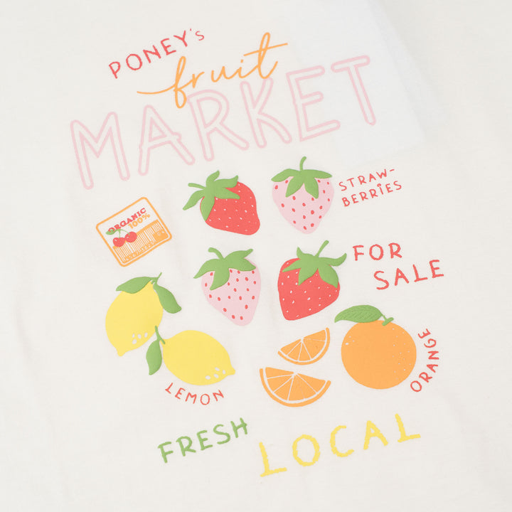 Poney’s Fruit Market Sleeve Tee