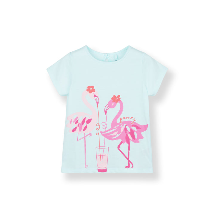 Flamingo Splash! Short Sleeve Tee