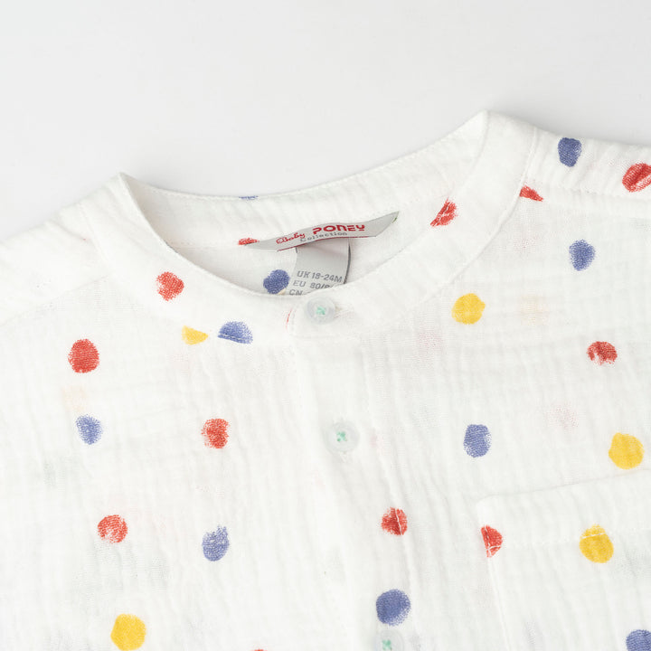 Baby Boy Cuddle Breeze Short Sleeve Shirt
