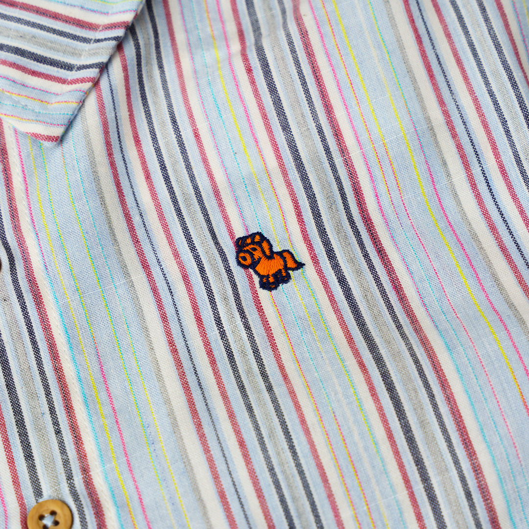Boys Bluewave Stripe Short Sleeve Shirt