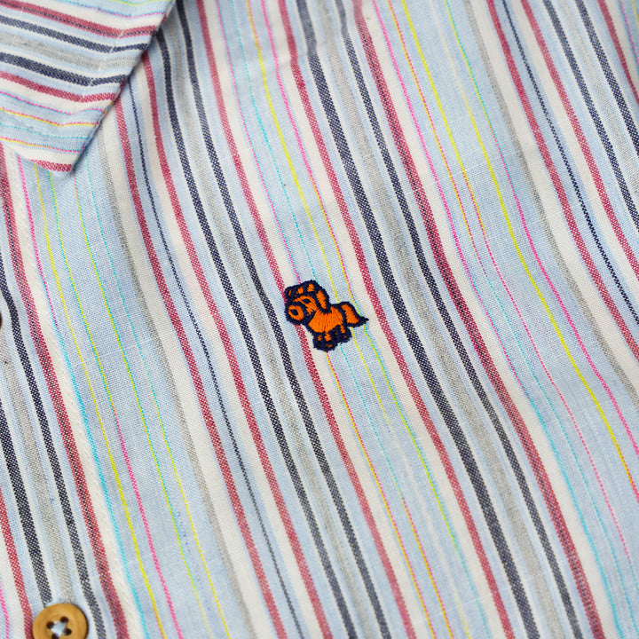 Boys Bluewave Stripe Short Sleeve Shirt