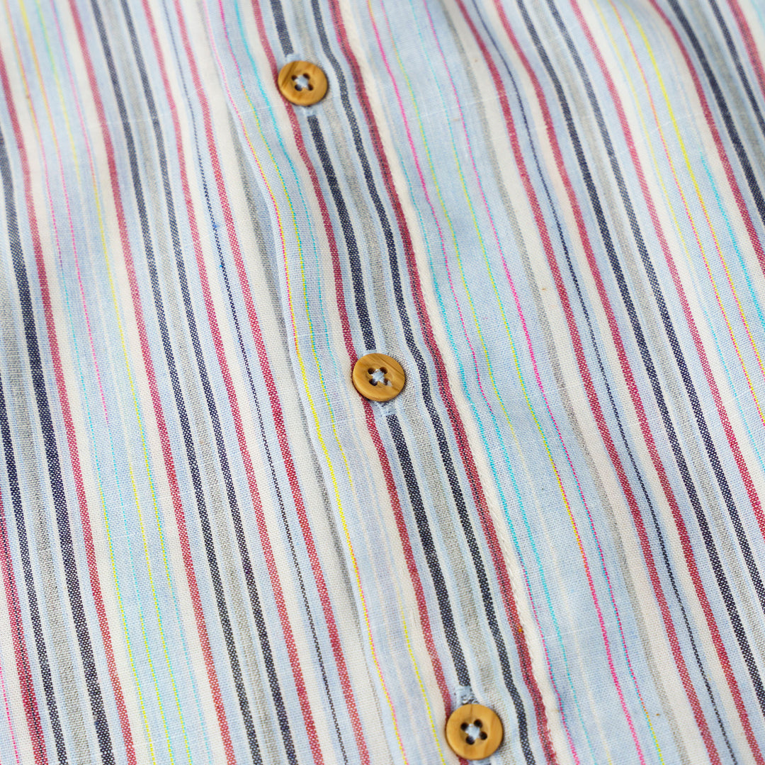 Boys Bluewave Stripe Short Sleeve Shirt