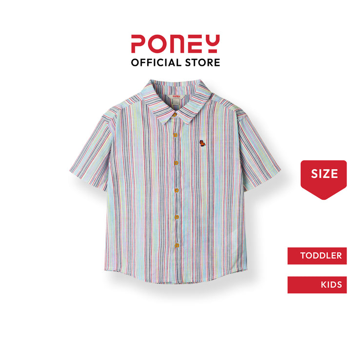 Boys Bluewave Stripe Short Sleeve Shirt
