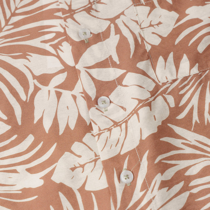 Boys Cocoa Palm Short Sleeve Shirt