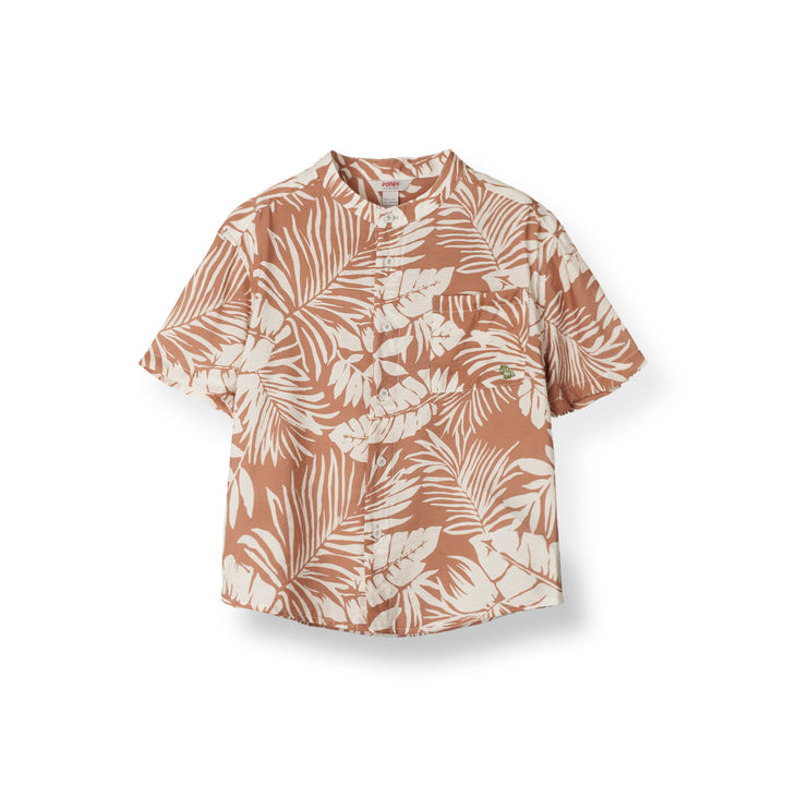 Boys Cocoa Palm Short Sleeve Shirt