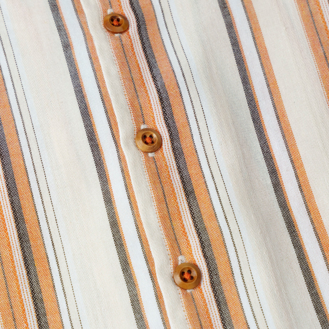 Boys Sunset Bay Stripe Short Sleeve Shirt