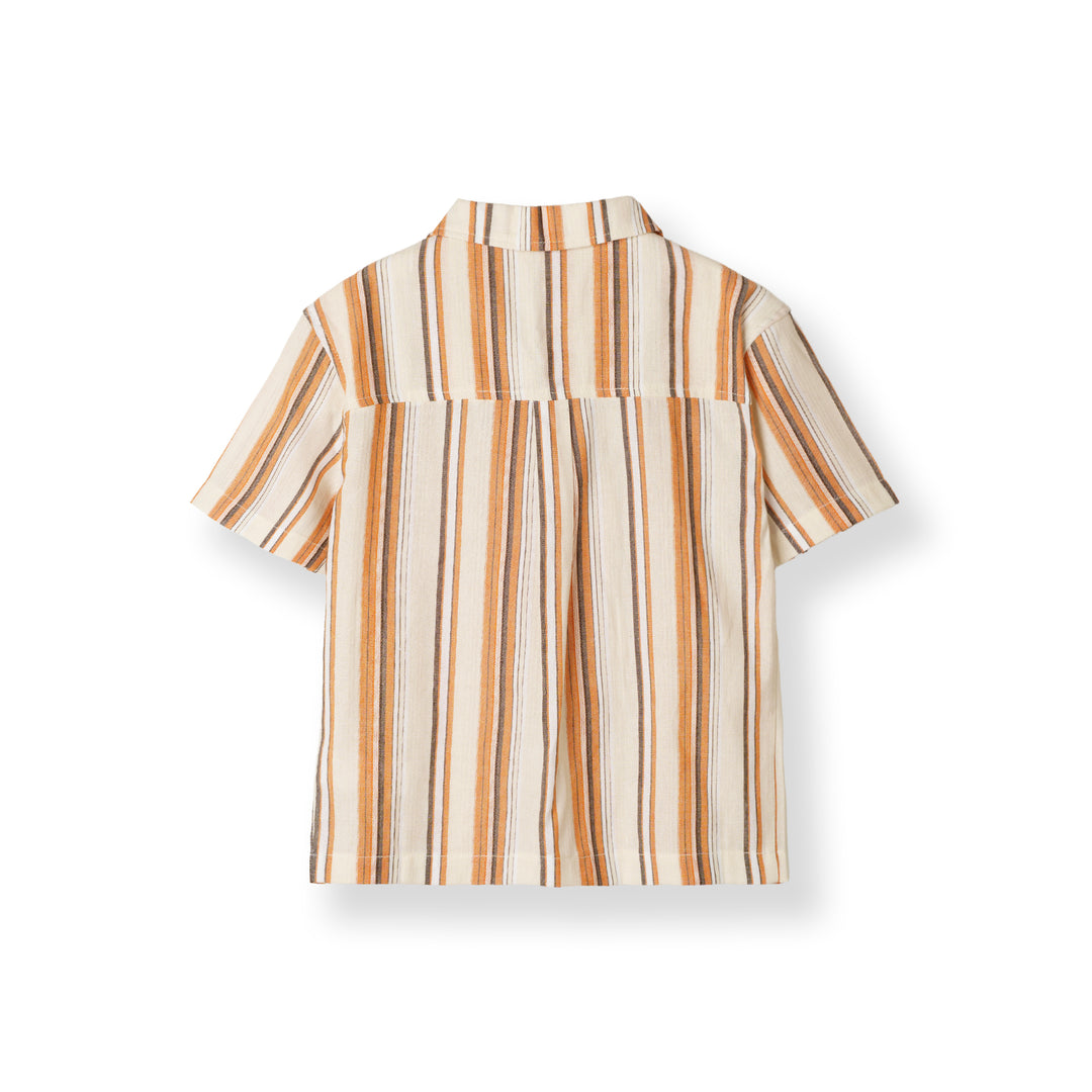 Boys Sunset Bay Stripe Short Sleeve Shirt
