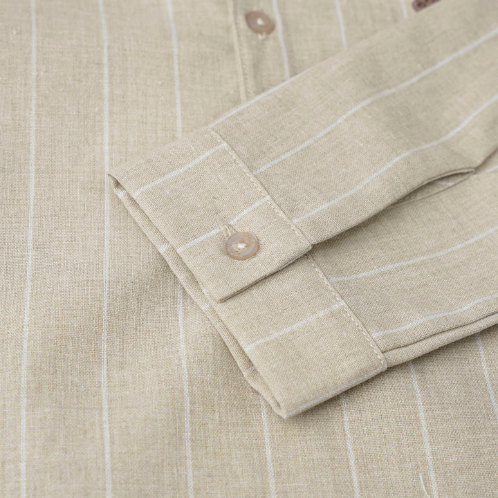 Baby Boy Classic Coast Stripe Long Sleeve Shirt