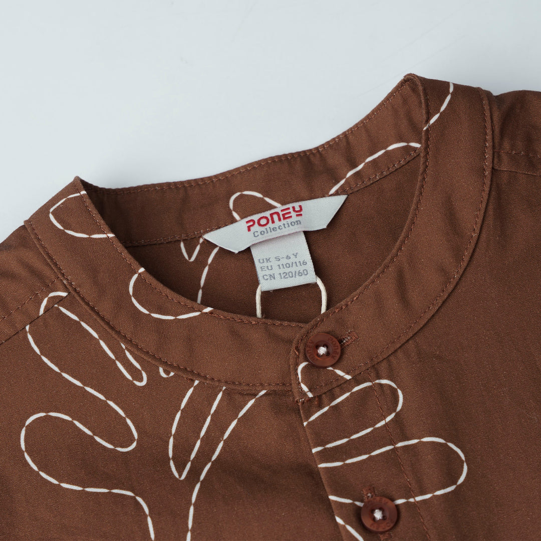 Desert Coral Long Sleeve Shirt