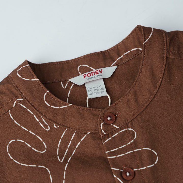 Desert Coral Long Sleeve Shirt