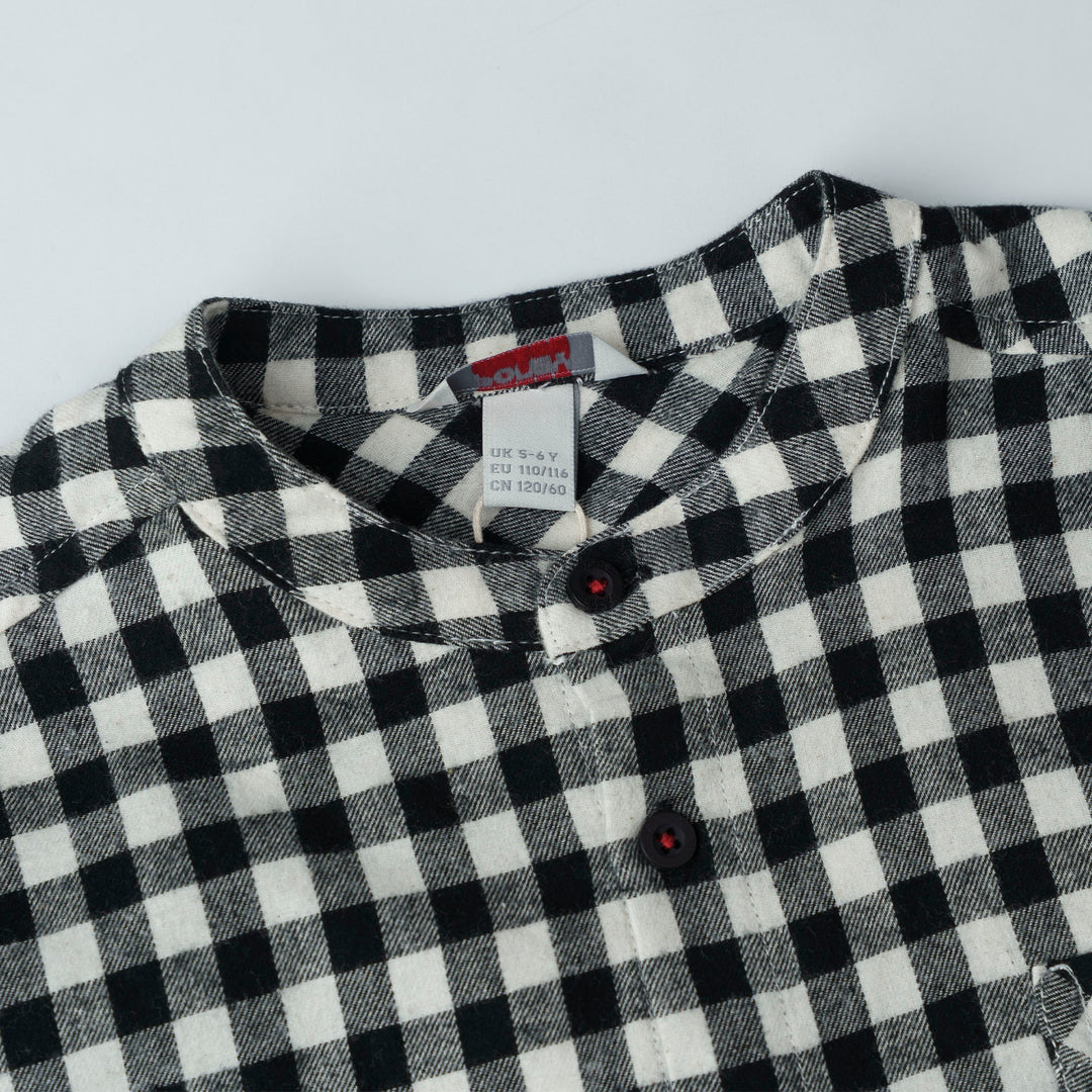 Midnight Gingham Long Sleeve Shirt