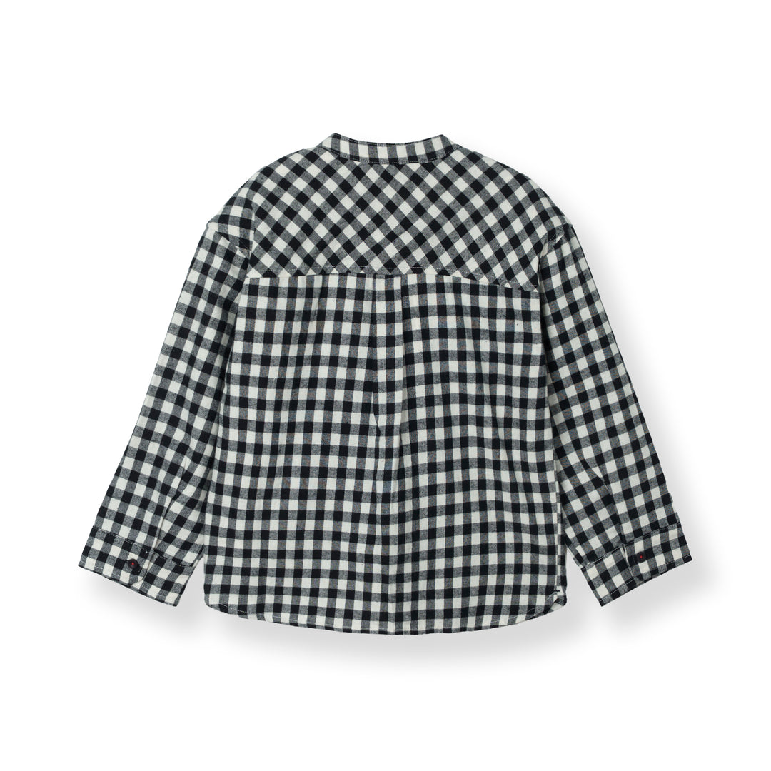 Midnight Gingham Long Sleeve Shirt