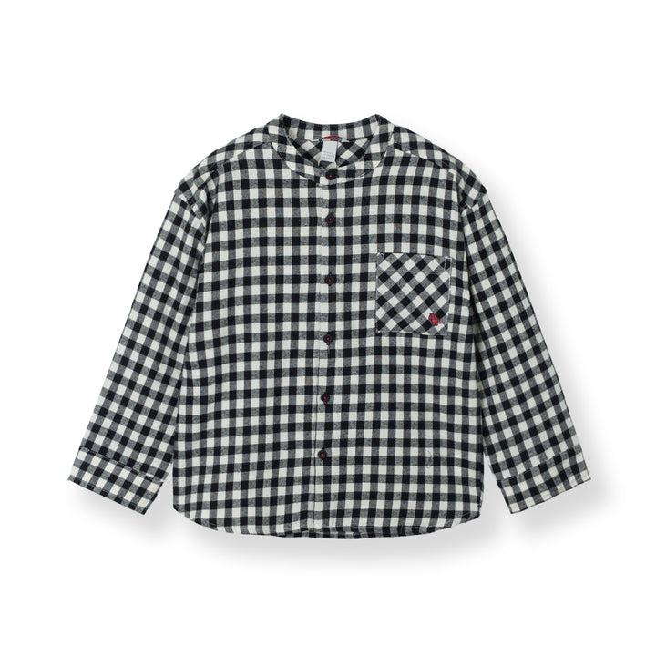 Midnight Gingham Long Sleeve Shirt