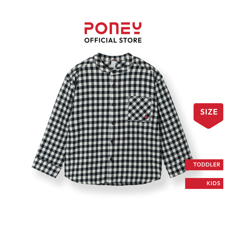Midnight Gingham Long Sleeve Shirt