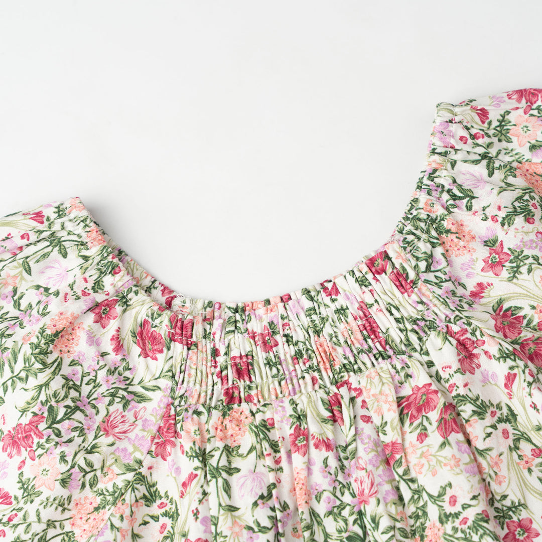 Cottage Bloom Short Sleeve Blouse (2250769WD)