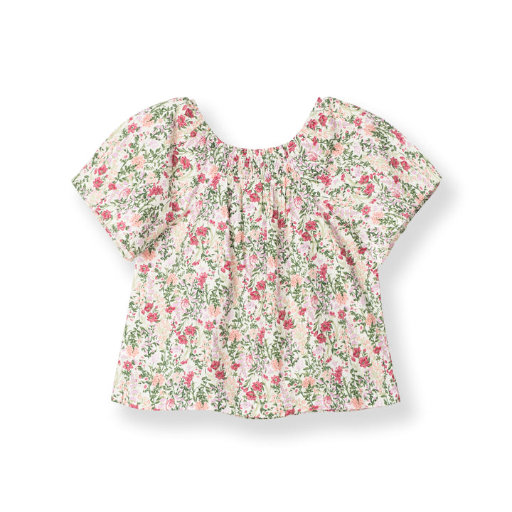 Cottage Bloom Short Sleeve Blouse (2250769WD)