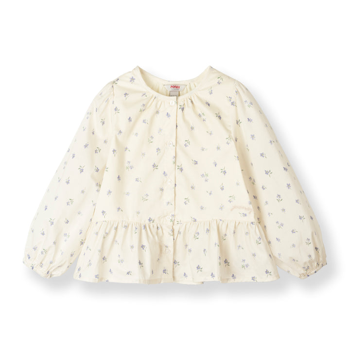 Ivory Bloom Long Sleeve Blouse (2250771WD)