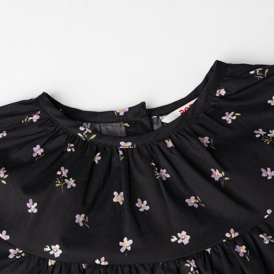 Midnight Floral Long Sleeve Blouse (2250774WD)
