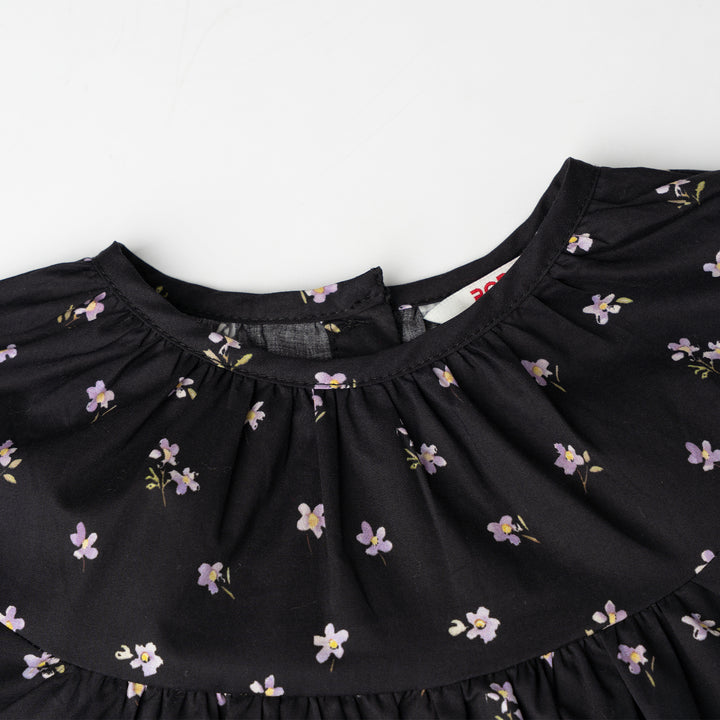 Midnight Floral Long Sleeve Blouse (2250774WD)