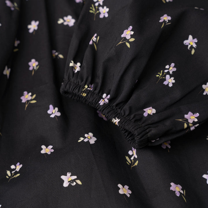 Midnight Floral Long Sleeve Blouse (2250774WD)