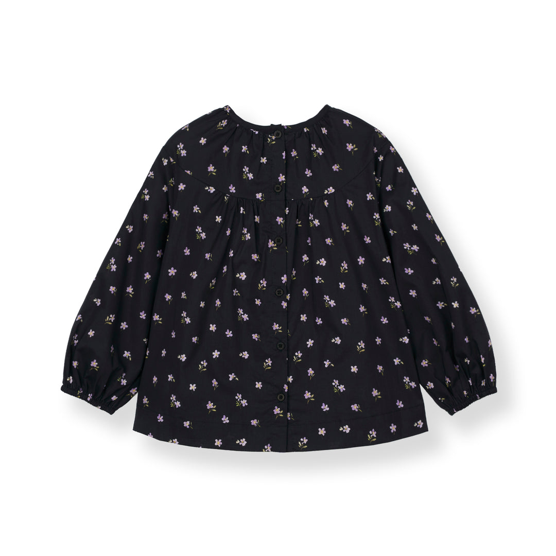 Midnight Floral Long Sleeve Blouse (2250774WD)
