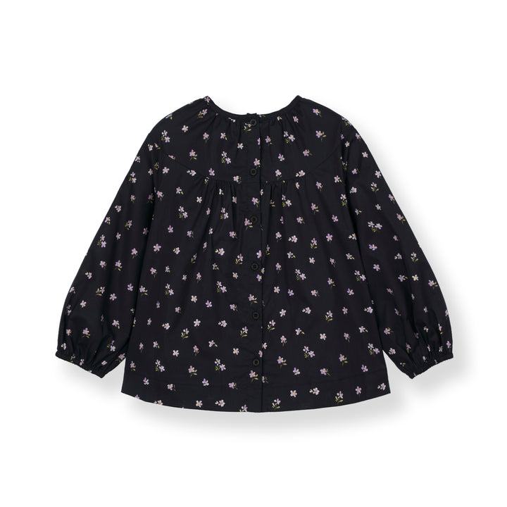 Midnight Floral Long Sleeve Blouse (2250774WD)