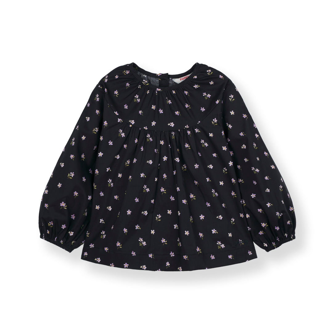Midnight Floral Long Sleeve Blouse (2250774WD)