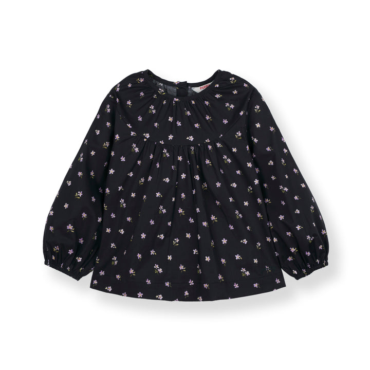 Midnight Floral Long Sleeve Blouse (2250774WD)