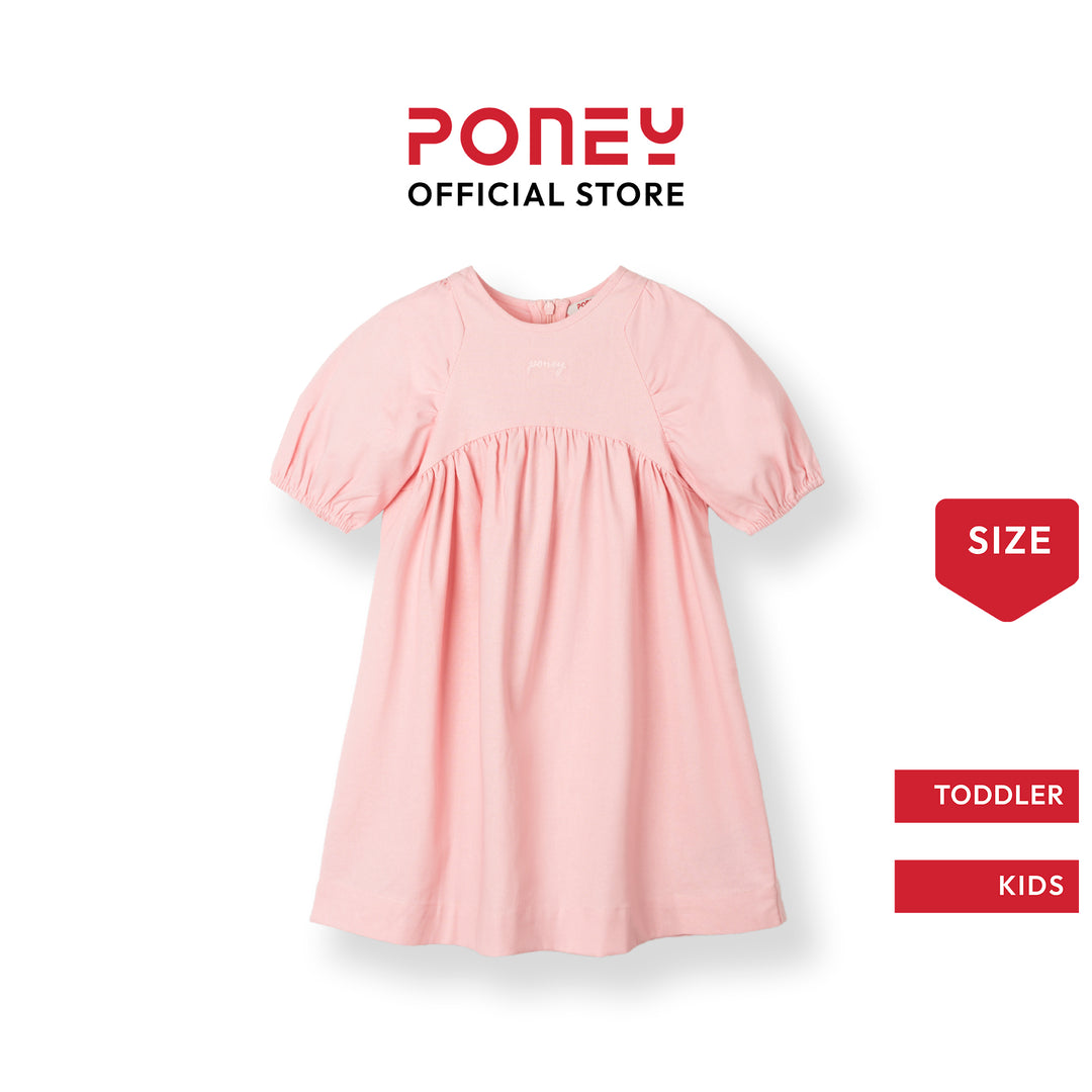 Pink Blush Linen Short Sleeve Dress