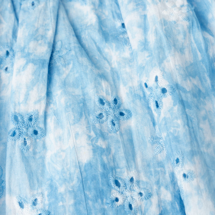 Dip-dye Broderie Sleeveless Dress (2250784WB)