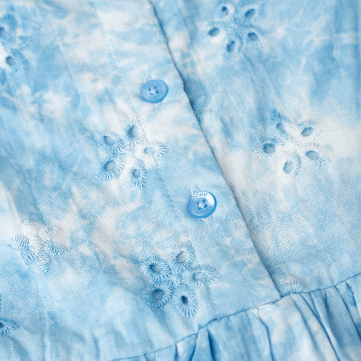 Dip-dye Broderie Sleeveless Dress (2250784WB)